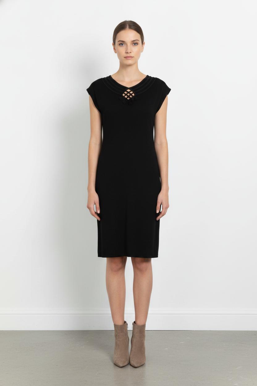 Robe Courte Noire - Taille S/36 de la marque Agnès b. | PARAD104430 - Vendu par Paradigme - Image 1