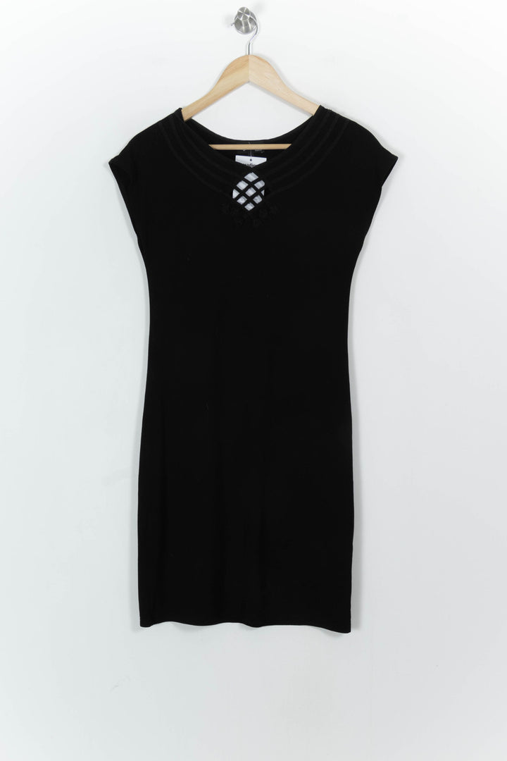 Robe Courte Noire - Taille S/36 de la marque Agnès b. | PARAD104430 - Vendu par Paradigme - Image 2