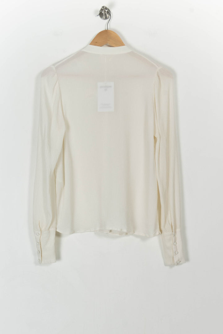 Blouse Beige - Taille M/38 de la marque Sézane | PARAD104437 - Vendu par Paradigme - Image 4