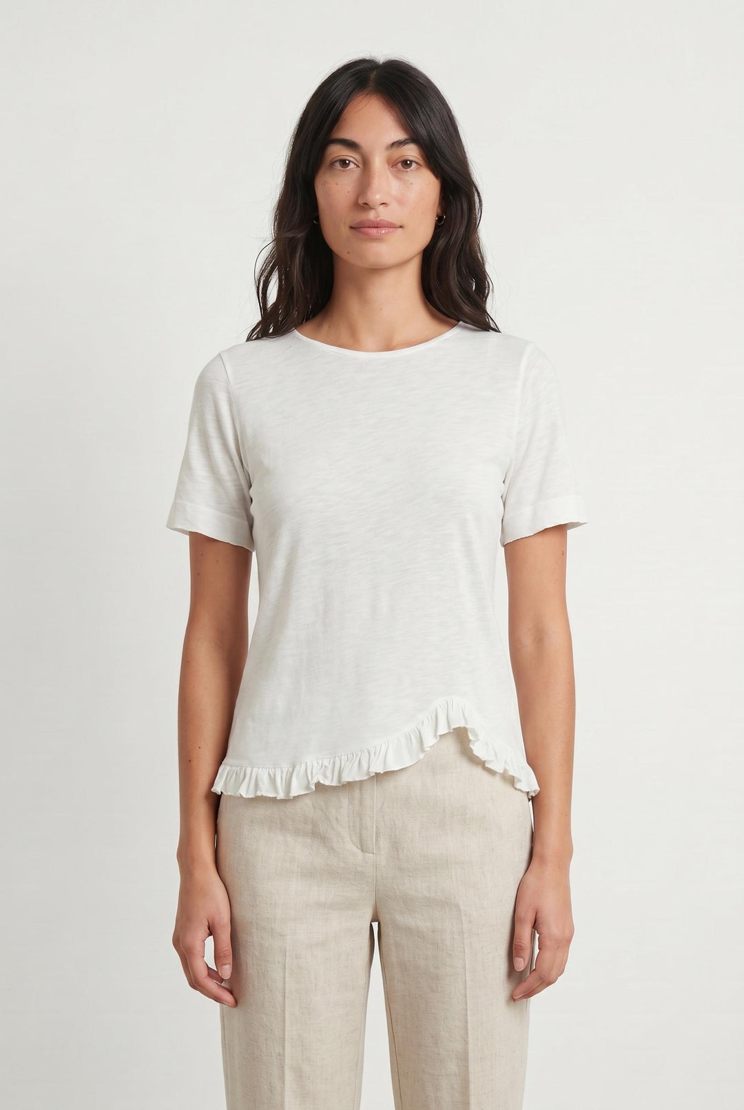Tee-shirt Blanc - Taille M/38 de la marque Sandro | PARAD104438 - Vendu par Paradigme - Image 1