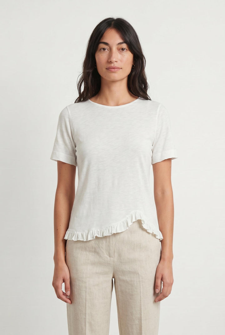 Tee-shirt Blanc - Taille M/38 de la marque Sandro | PARAD104438 - Vendu par Paradigme - Image 1