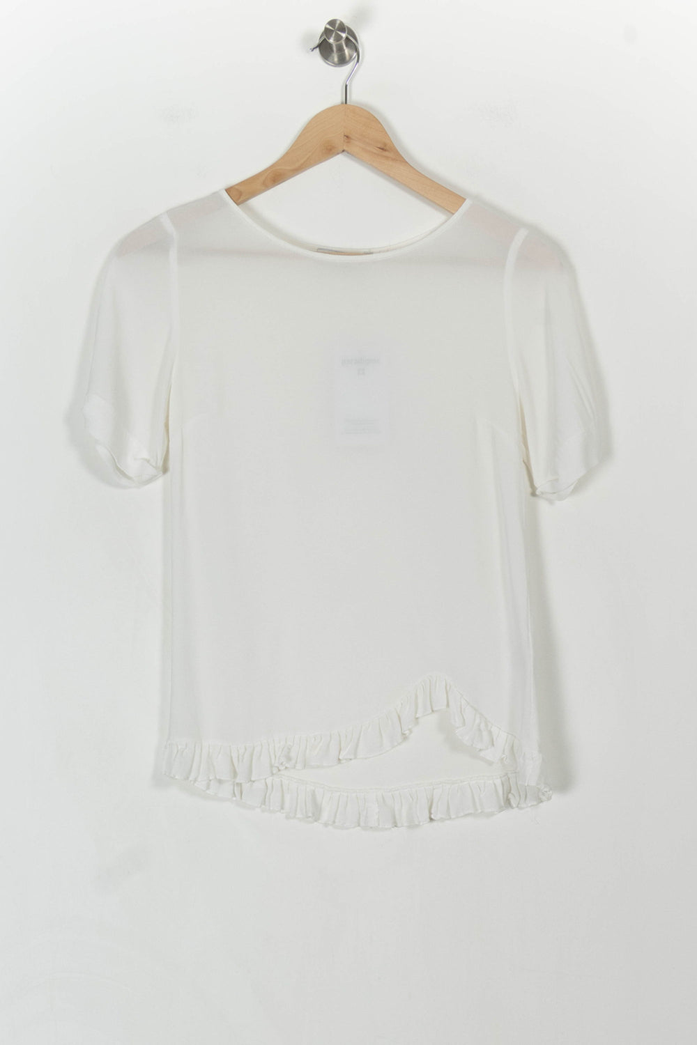 Tee-shirt Blanc - Taille M/38 de la marque Sandro | PARAD104438 - Vendu par Paradigme - Image 2