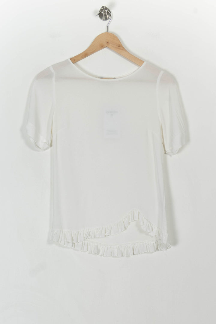 Tee-shirt Blanc - Taille M/38 de la marque Sandro | PARAD104438 - Vendu par Paradigme - Image 2