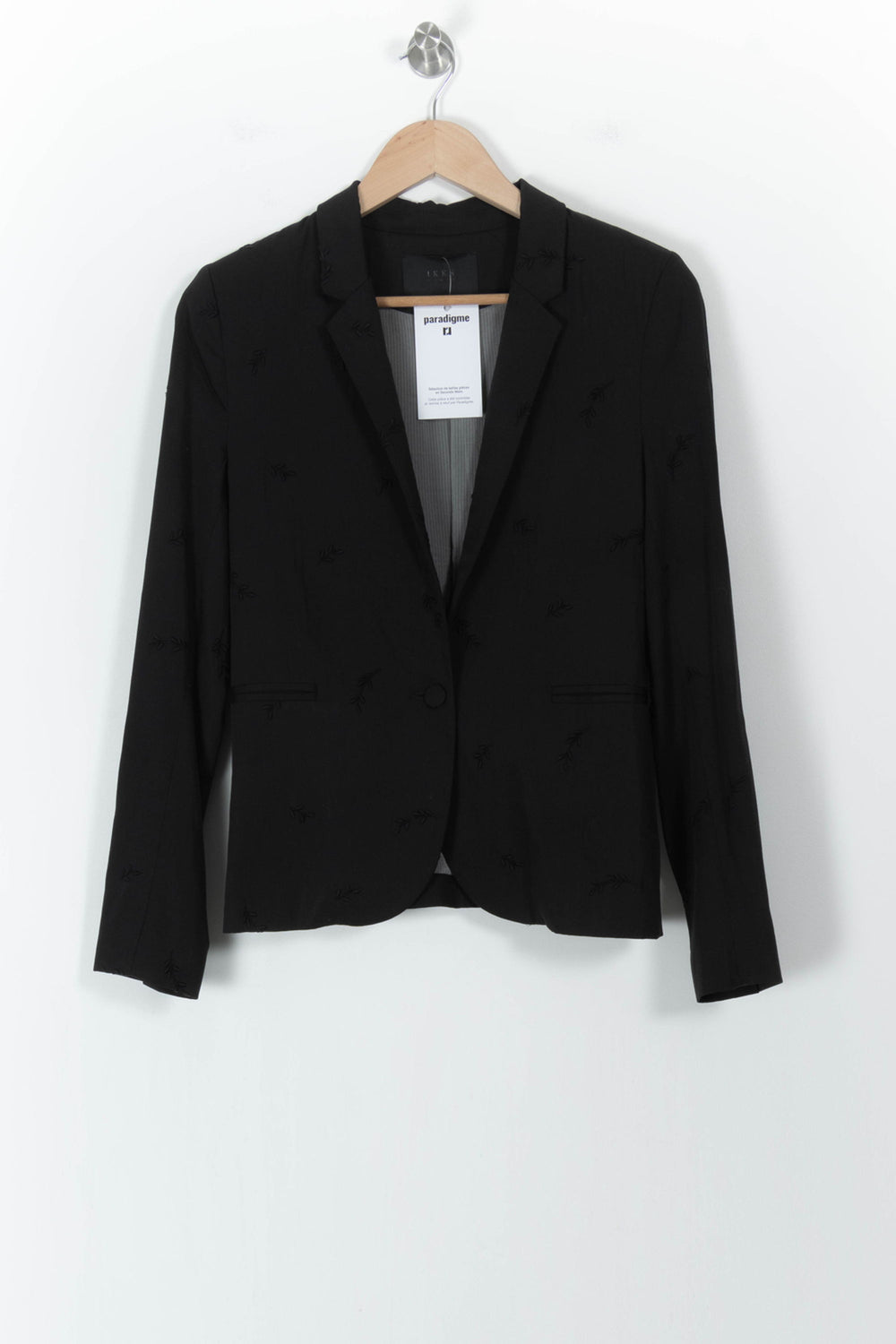 Blazer Noir - Taille M/38 de la marque IKKS | PARAD104442 - Vendu par Paradigme - Image 2