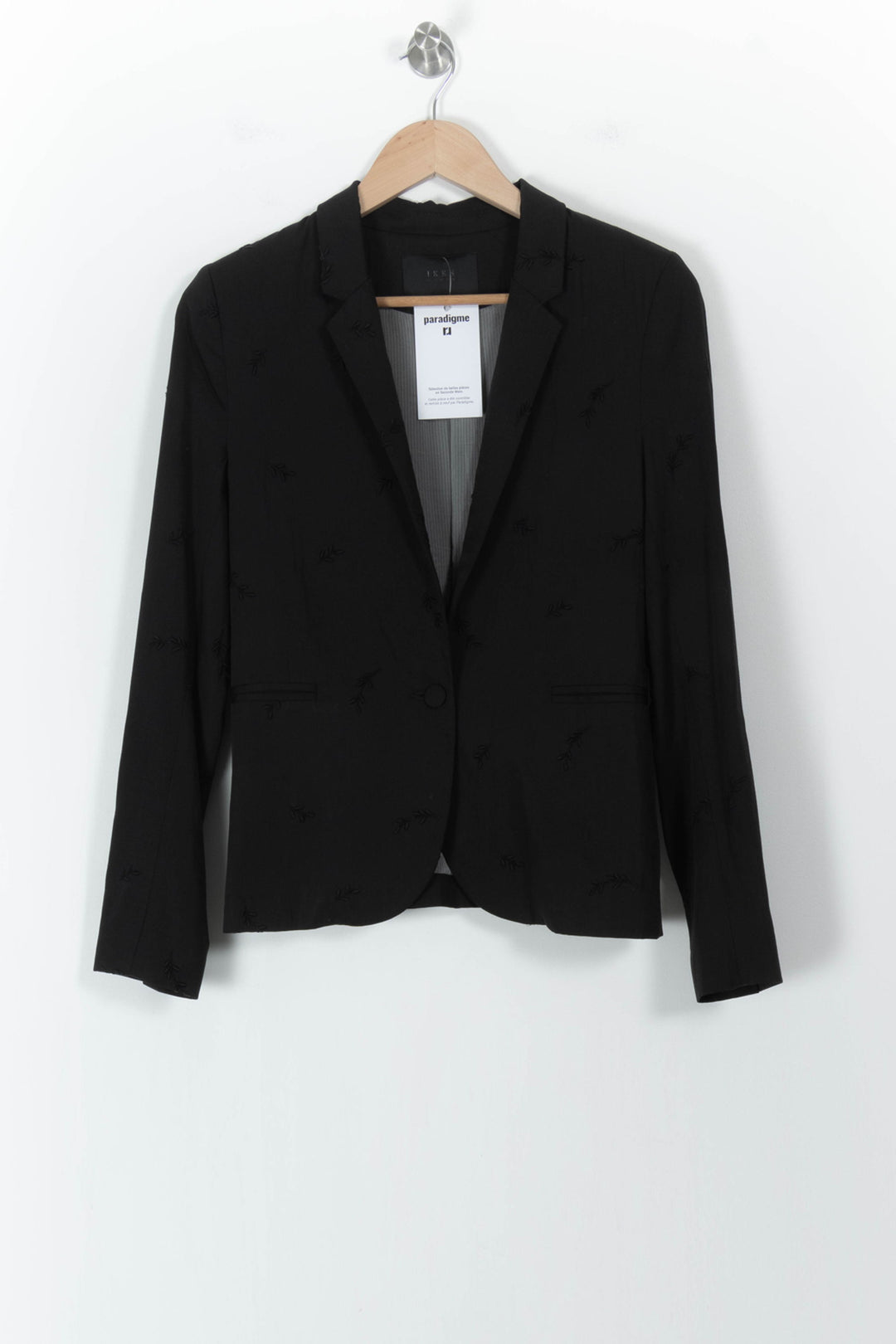 Blazer Noir - Taille M/38 de la marque IKKS | PARAD104442 - Vendu par Paradigme - Image 2