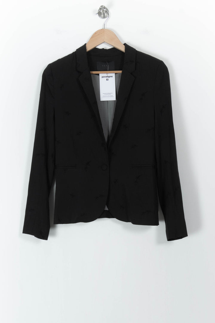 Blazer Noir - Taille M/38 de la marque IKKS | PARAD104442 - Vendu par Paradigme - Image 2