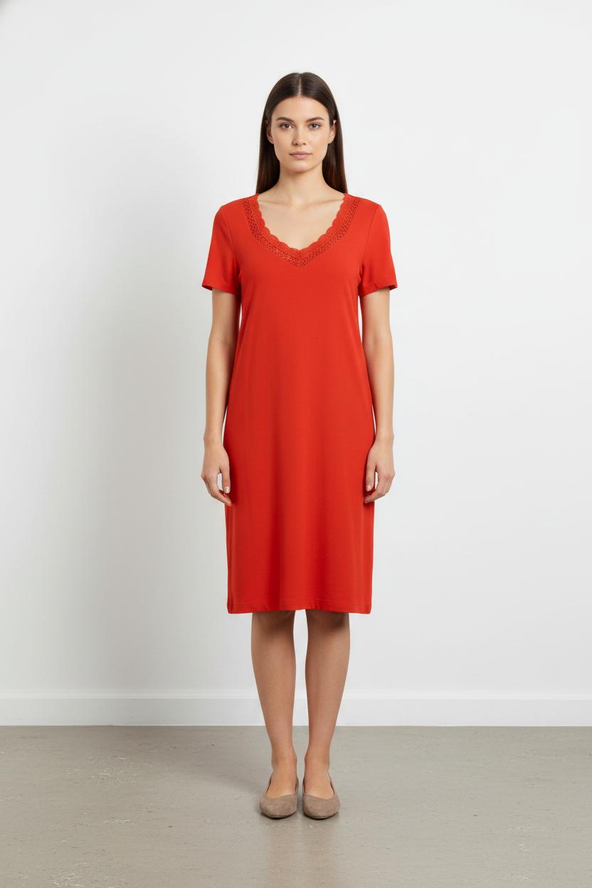 Robe Courte Orange - Taille M/38 de la marque Sézane | PARAD104445 - Vendu par Paradigme - Image 1