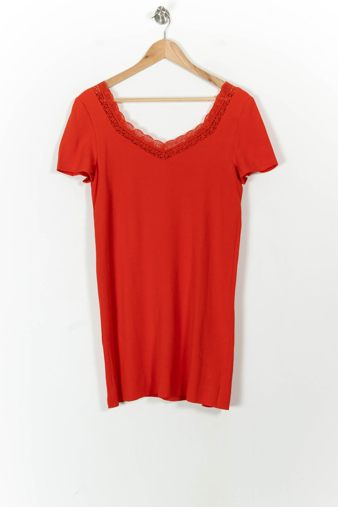 Robe Courte Orange - Taille M/38 de la marque Sézane | PARAD104445 - Vendu par Paradigme - Image 2