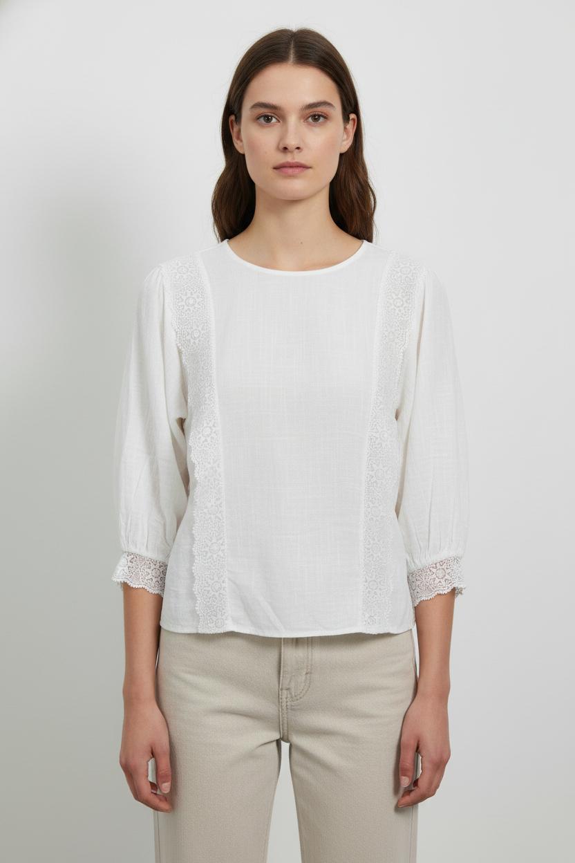 Blouse Blanche - Taille S/36 de la marque Sézane | PARAD104447 - Vendu par Paradigme - Image 1