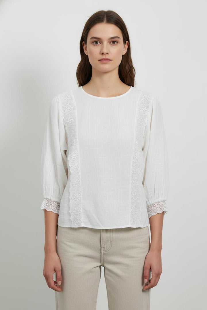 Blouse Blanche - Taille S/36 de la marque Sézane | PARAD104447 - Vendu par Paradigme - Image 1