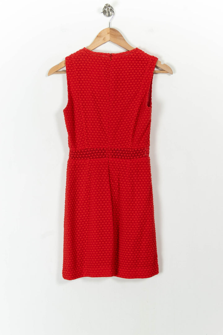 Robe Sans Manches Rouge - Taille S/36 de la marque Maje | PARAD104454 - Vendu par Paradigme - Image 4