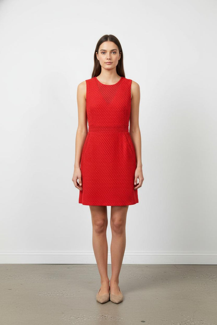 Robe Sans Manches Rouge - Taille S/36 de la marque Maje | PARAD104454 - Vendu par Paradigme - Image 1