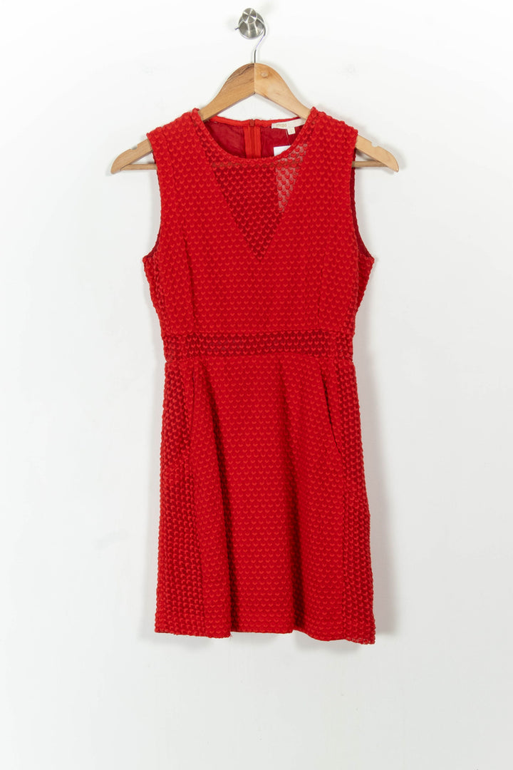 Robe Sans Manches Rouge - Taille S/36 de la marque Maje | PARAD104454 - Vendu par Paradigme - Image 2