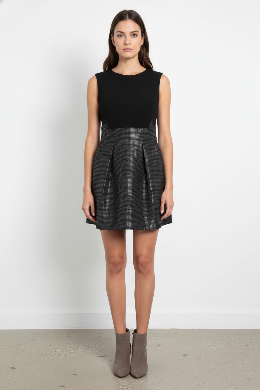 Robe Courte Noire - Taille S/36 de la marque Maje | PARAD104455 - Vendu par Paradigme - Image 1