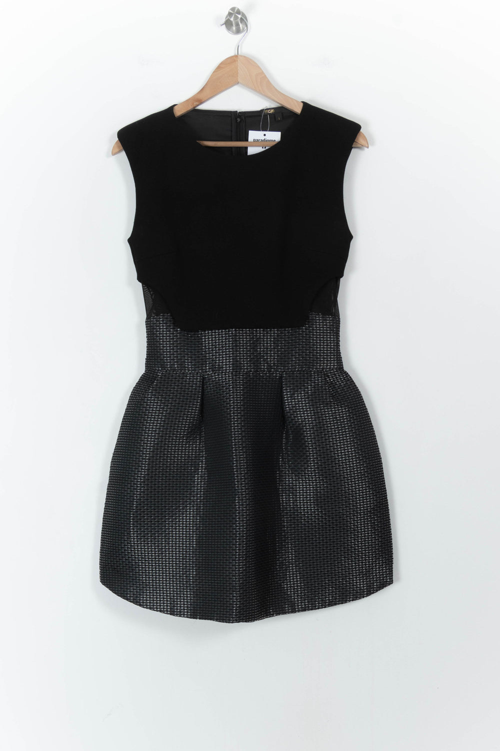 Robe Courte Noire - Taille S/36 de la marque Maje | PARAD104455 - Vendu par Paradigme - Image 2