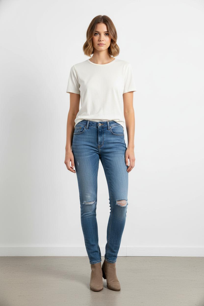 Jean Skinny Bleu - Taille M/38 de la marque The Kooples | PARAD104458 - Vendu par Paradigme - Image 1