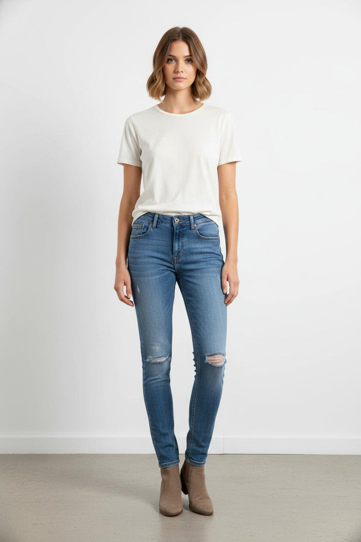 Jean Skinny Bleu - Taille M/38 de la marque The Kooples | PARAD104458 - Vendu par Paradigme - Image 1