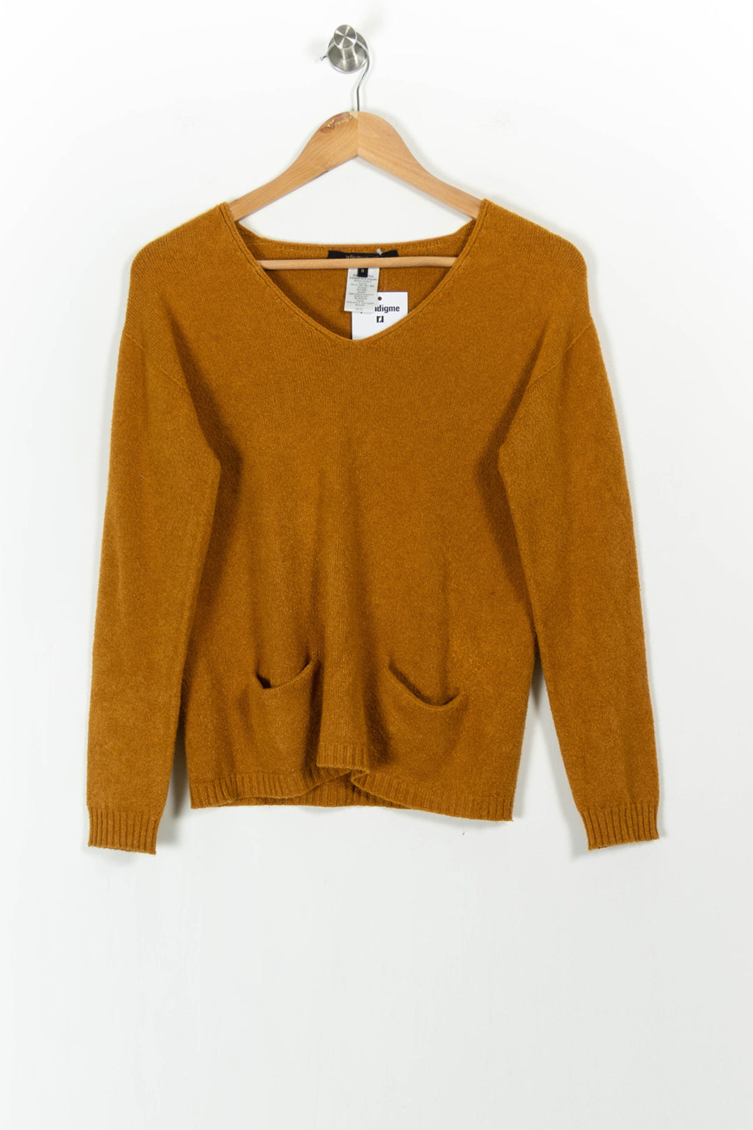 Pull Orange - Taille XS/34 de la marque La Fée Maraboutée | PARAD104463 - Vendu par Paradigme - Image 2