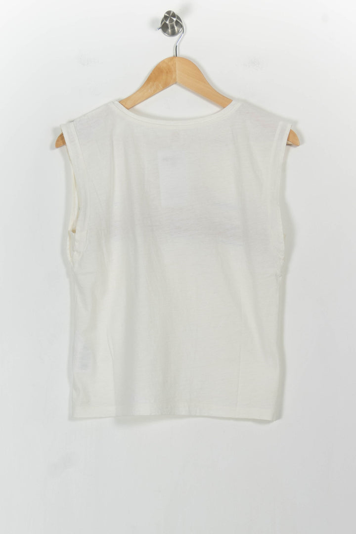 Débardeur Blanc et Beige - Taille XS/34 de la marque Des petits hauts | PARAD104465 - Vendu par Paradigme - Image 4