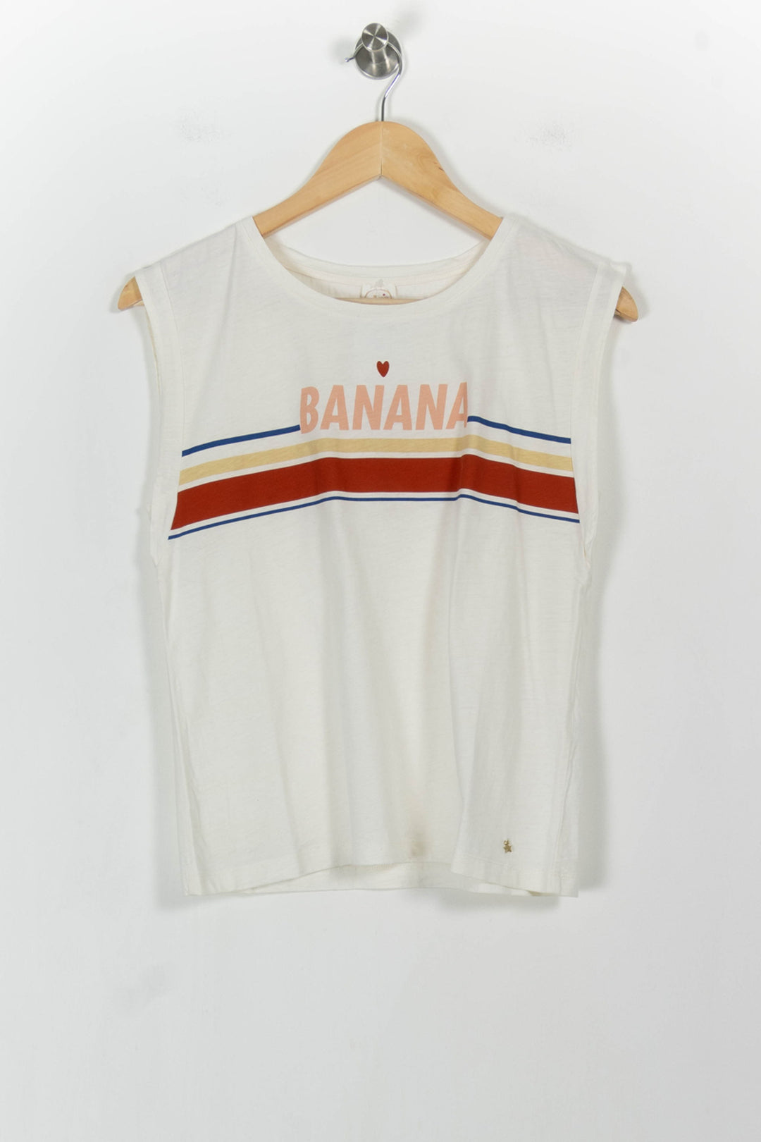Débardeur Blanc et Beige - Taille XS/34 de la marque Des petits hauts | PARAD104465 - Vendu par Paradigme - Image 2