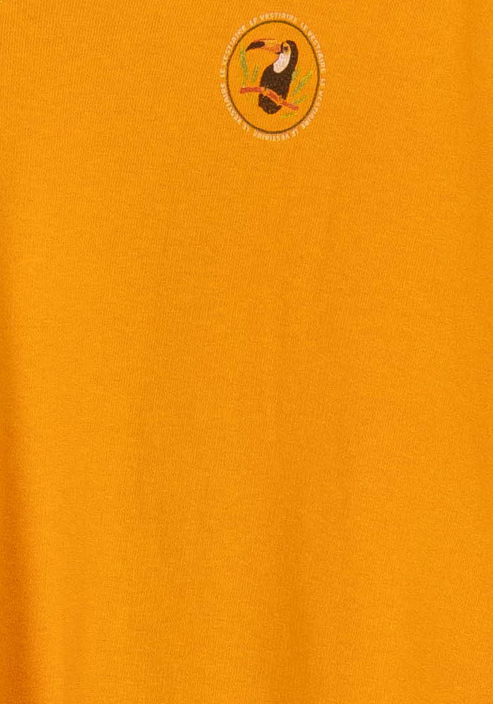 Robe T-shirt Orange - Taille XS/34 de la marque American Vintage | PARAD104473 - Vendu par Paradigme - Image 3