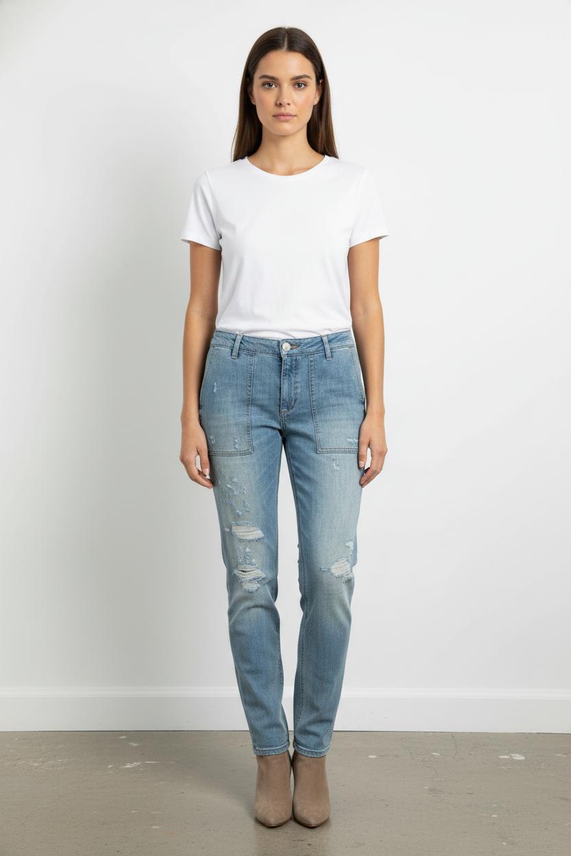 Jean Délavé Bleu - Taille XS/34 de la marque Closed | PARAD104479 - Vendu par Paradigme - Image 1