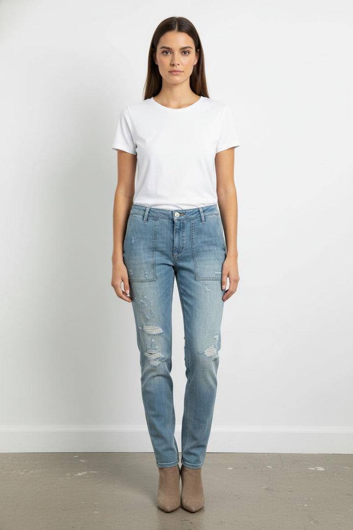 Jean Délavé Bleu - Taille XS/34 de la marque Closed | PARAD104479 - Vendu par Paradigme - Image 1