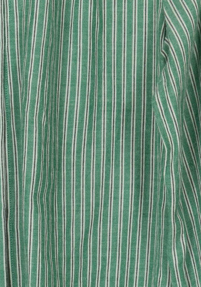 Chemise Rayée Verte et Blanche - Taille S/36 de la marque Léon & Harper | PARAD104484 - Vendu par Paradigme - Image 3