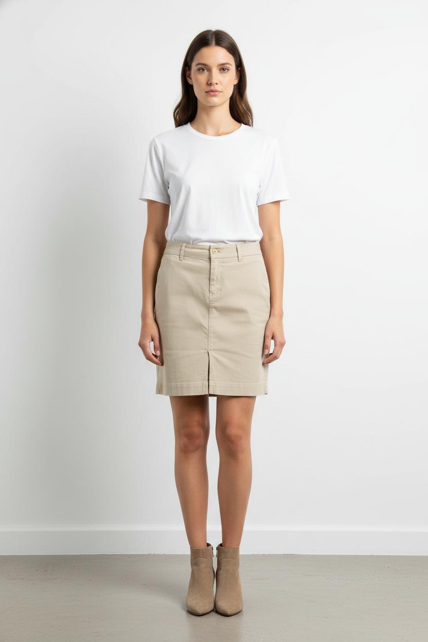 Jupe Droite Beige - Taille XS/34 de la marque Closed | PARAD104488 - Vendu par Paradigme - Image 1