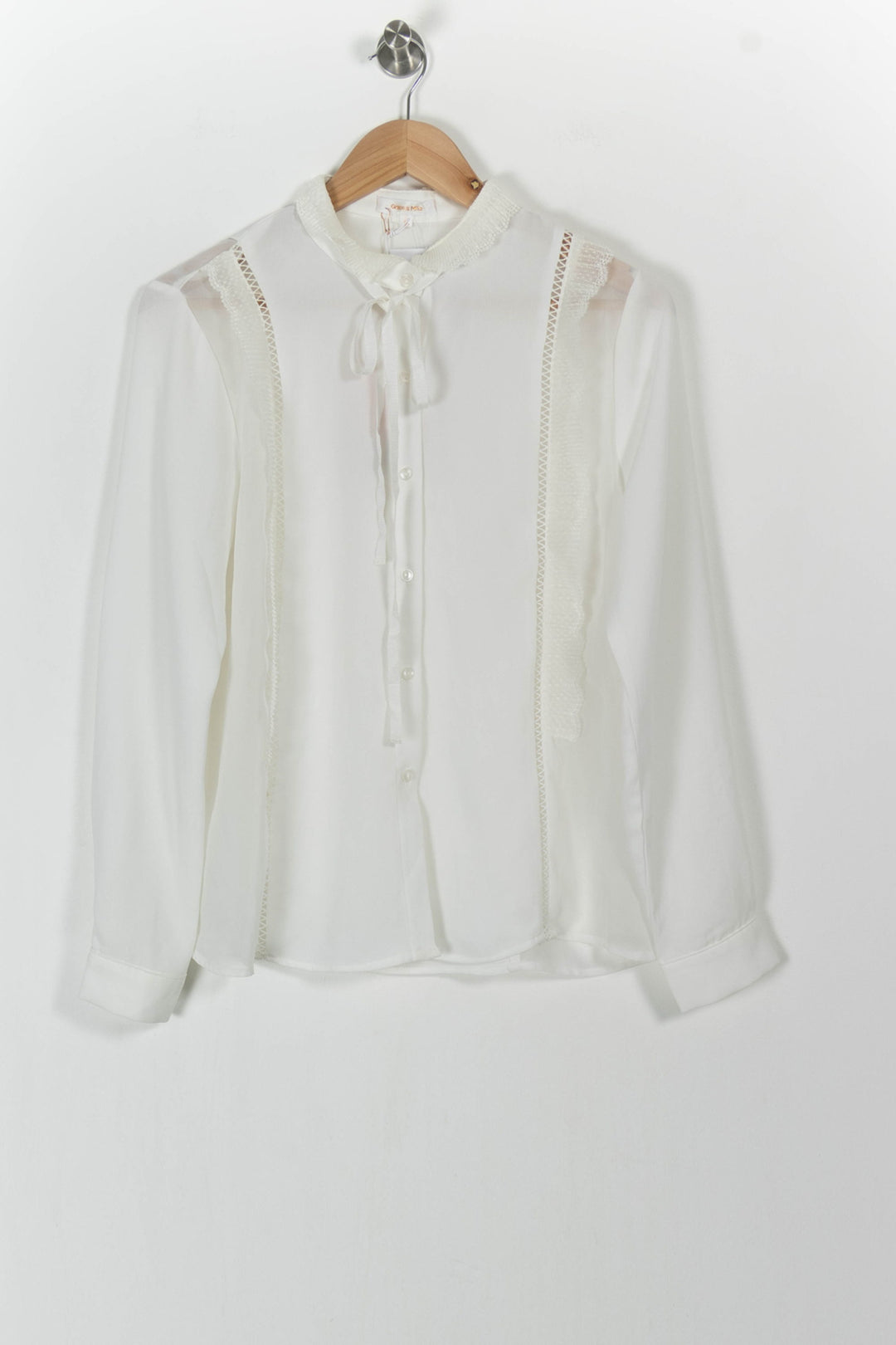 Blouse Blanche - Taille M/38 de la marque Grace & Mila | PARAD104490 - Vendu par Paradigme - Image 2