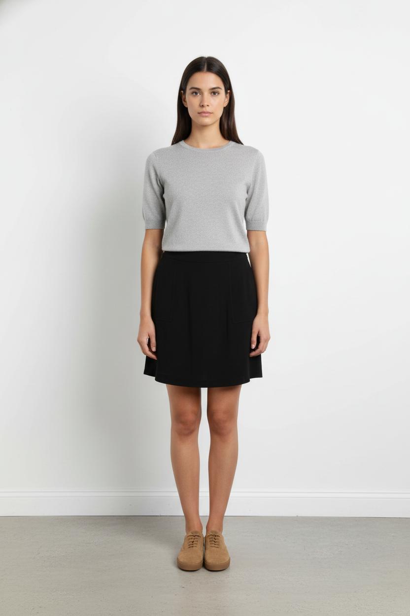 Jupe Courte Noire - Taille M/38 de la marque Sud express | PARAD104491 - Vendu par Paradigme - Image 1