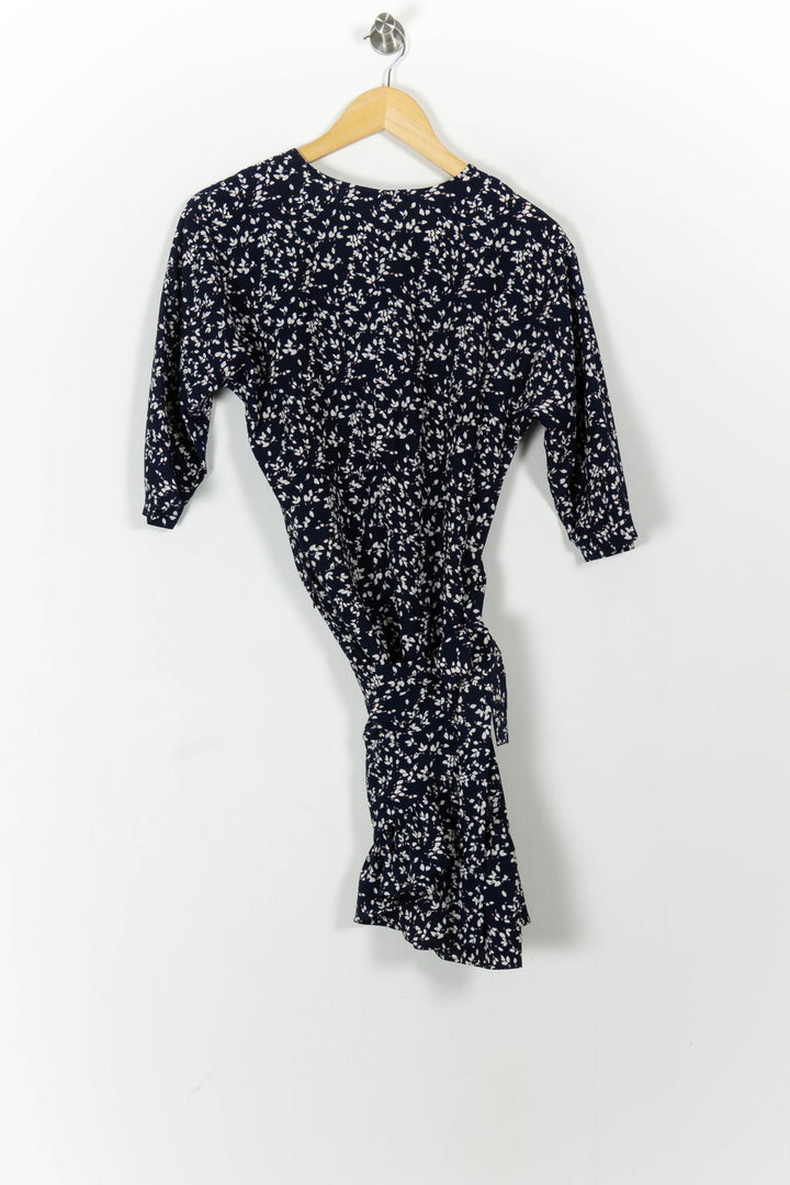 Robe Fleurie Bleu et Blanc - Taille XS/34 de la marque Comptoir des Cotonniers | PARAD104492 - Vendu par Paradigme - Image 4