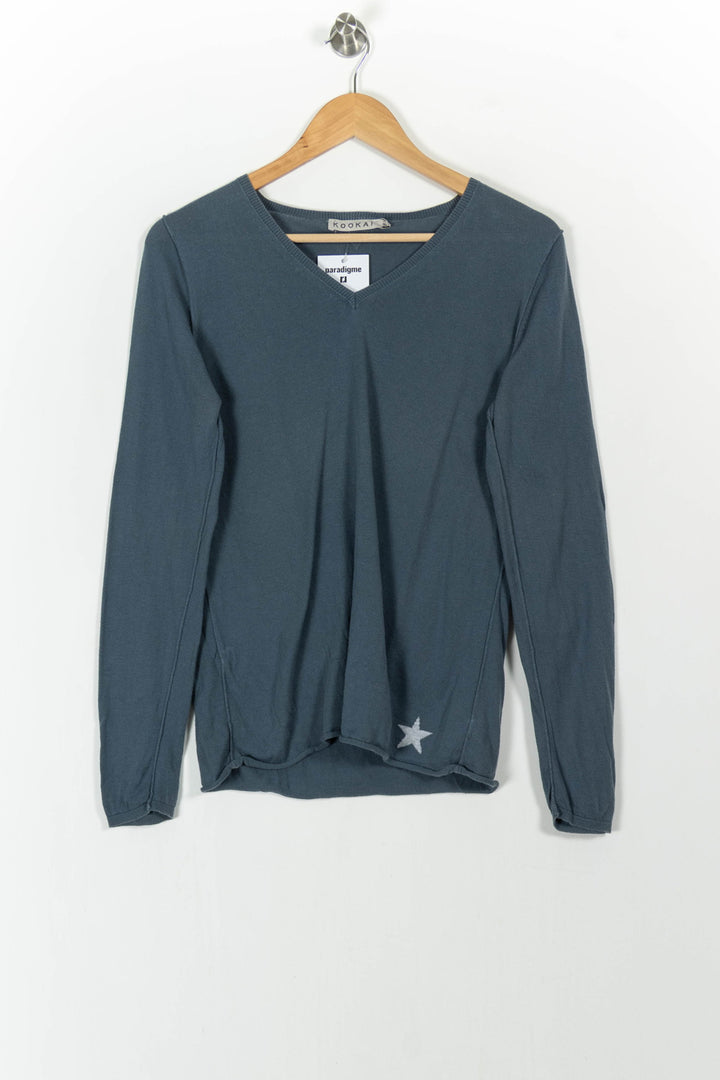 Pull Bleu - Taille L/40 de la marque Kookai | PARAD104494 - Vendu par Paradigme - Image 2
