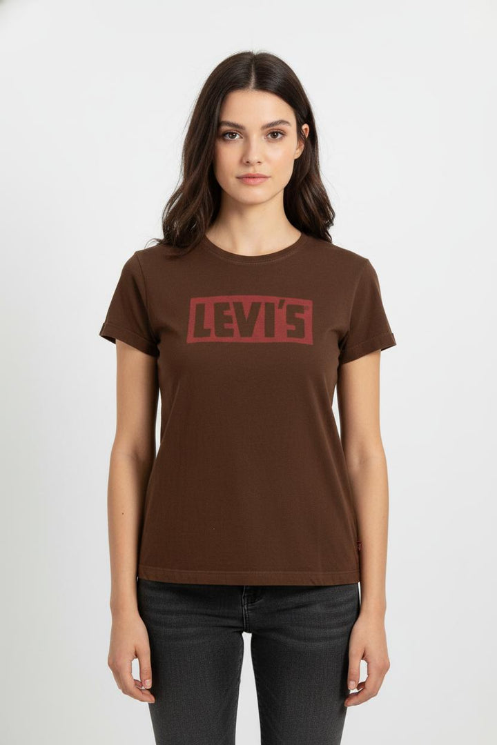 Tee-shirt Marron - Taille XL/42 de la marque Levi's | PARAD104499 - Vendu par Paradigme - Image 1