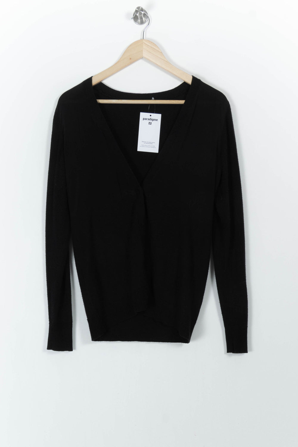 Cardigan Noir - Taille M/38 de la marque Comptoir des Cotonniers | PARAD104503 - Vendu par Paradigme - Image 2