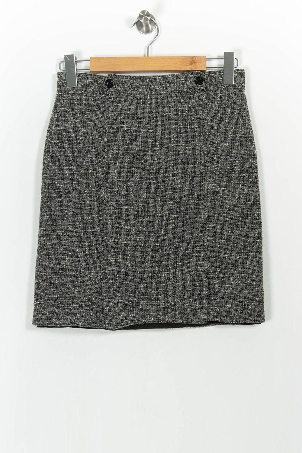 Jupe Droite Grise - Taille XL/42 de la marque Gerard Darel | PARAD104511 - Vendu par Paradigme - Image 2