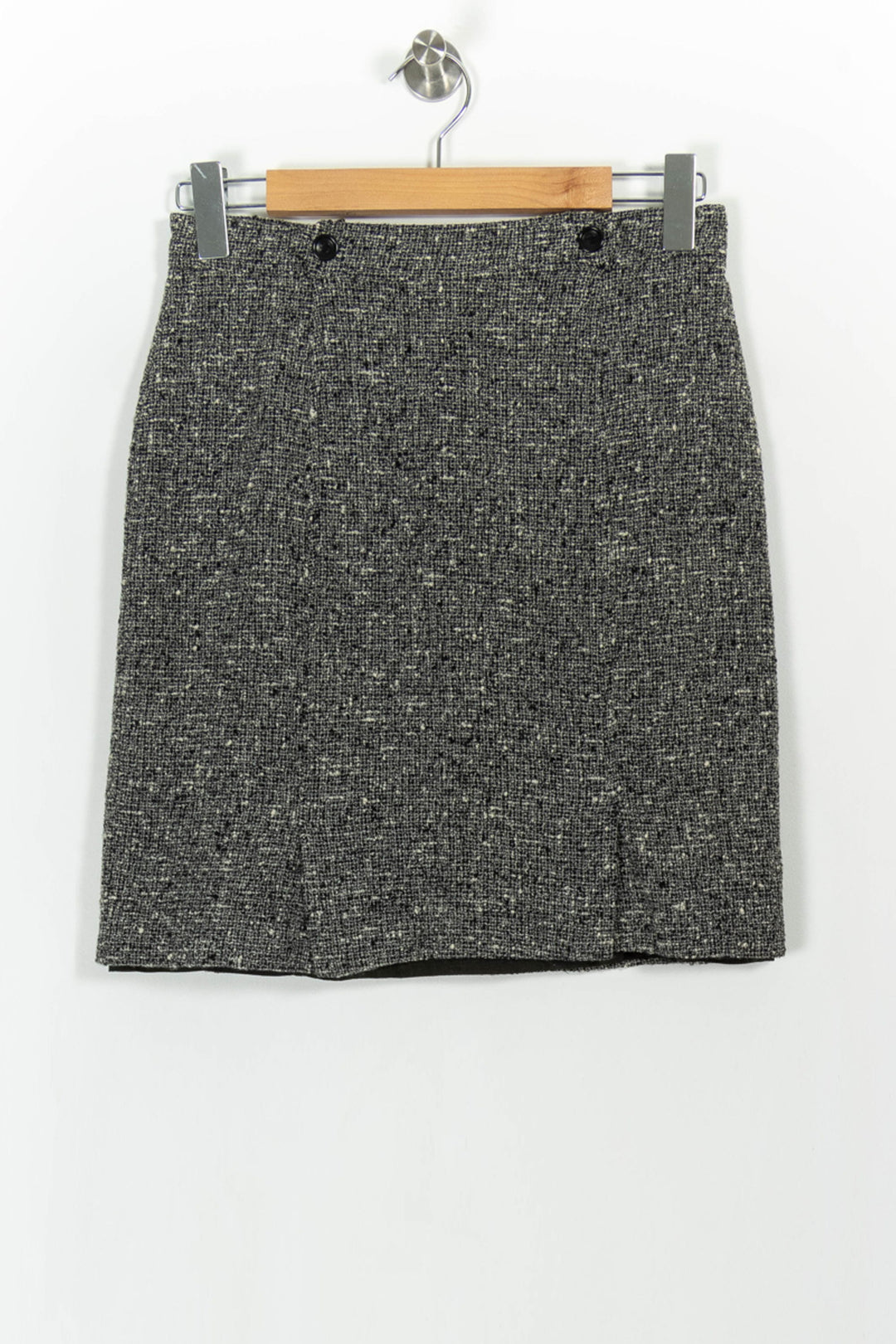 Jupe Droite Grise - Taille XL/42 de la marque Gerard Darel | PARAD104511 - Vendu par Paradigme - Image 2
