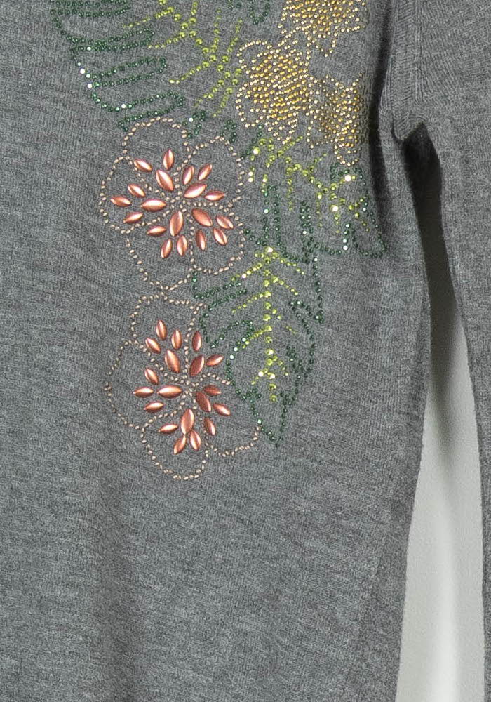 Pull Gris - Taille XS/34 de la marque Kookai | PARAD104517 - Vendu par Paradigme - Image 3