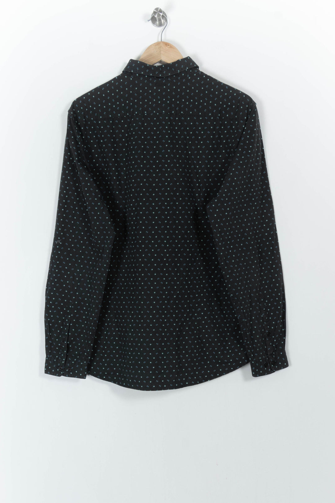Chemise Noire à Pois Bleus - Taille XL/42 de la marque One Step | PARAD104521 - Vendu par Paradigme - Image 4