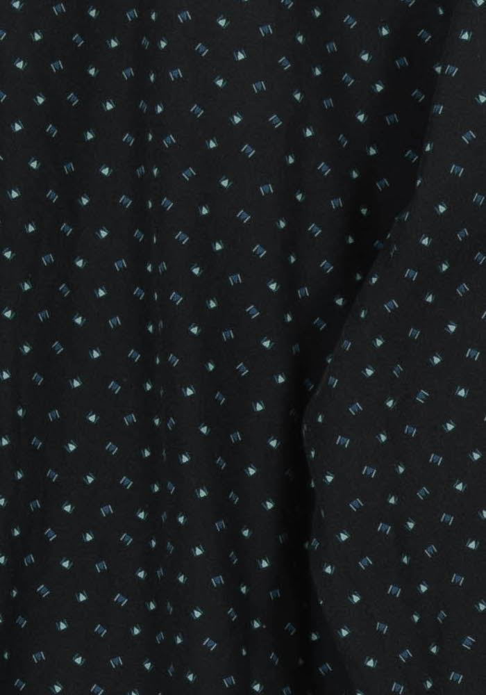 Chemise Noire à Pois Bleus - Taille XL/42 de la marque One Step | PARAD104521 - Vendu par Paradigme - Image 3