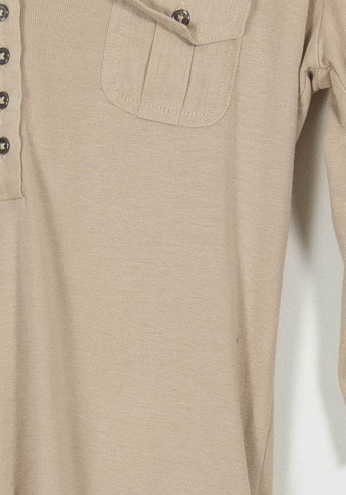 Chemise Beige - Taille M/38 de la marque Caroll | PARAD104523 - Vendu par Paradigme - Image 3