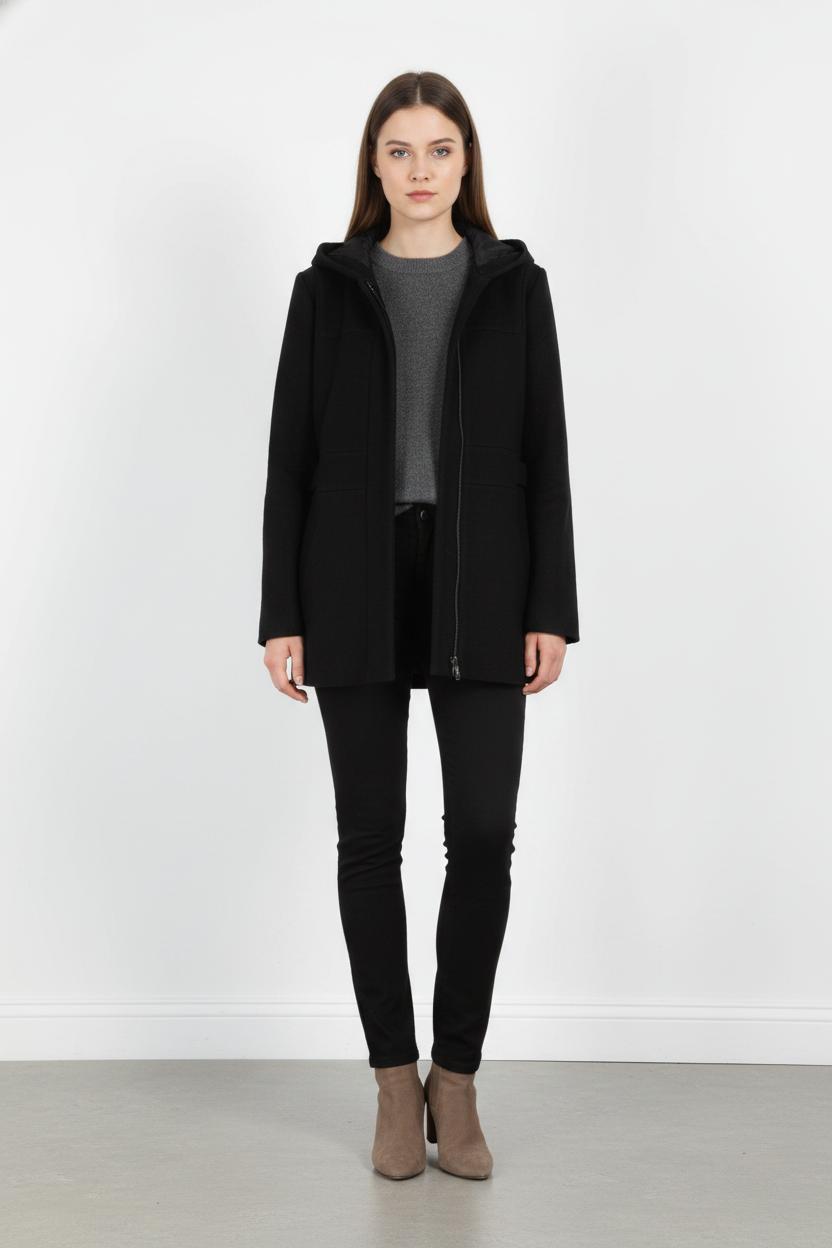 Manteau Noir - Taille XL/42 de la marque Comptoir des Cotonniers | PARAD104524 - Vendu par Paradigme - Image 1