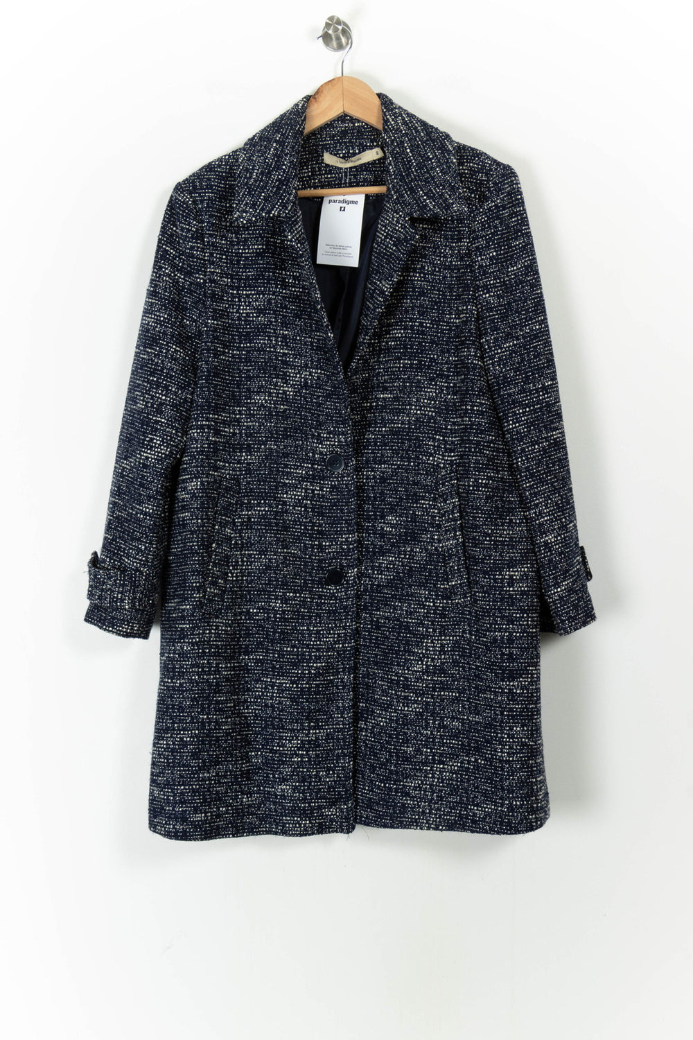 Manteau Bleu et Blanc - Taille L/40 de la marque La Fée Maraboutée | PARAD104527 - Vendu par Paradigme - Image 2