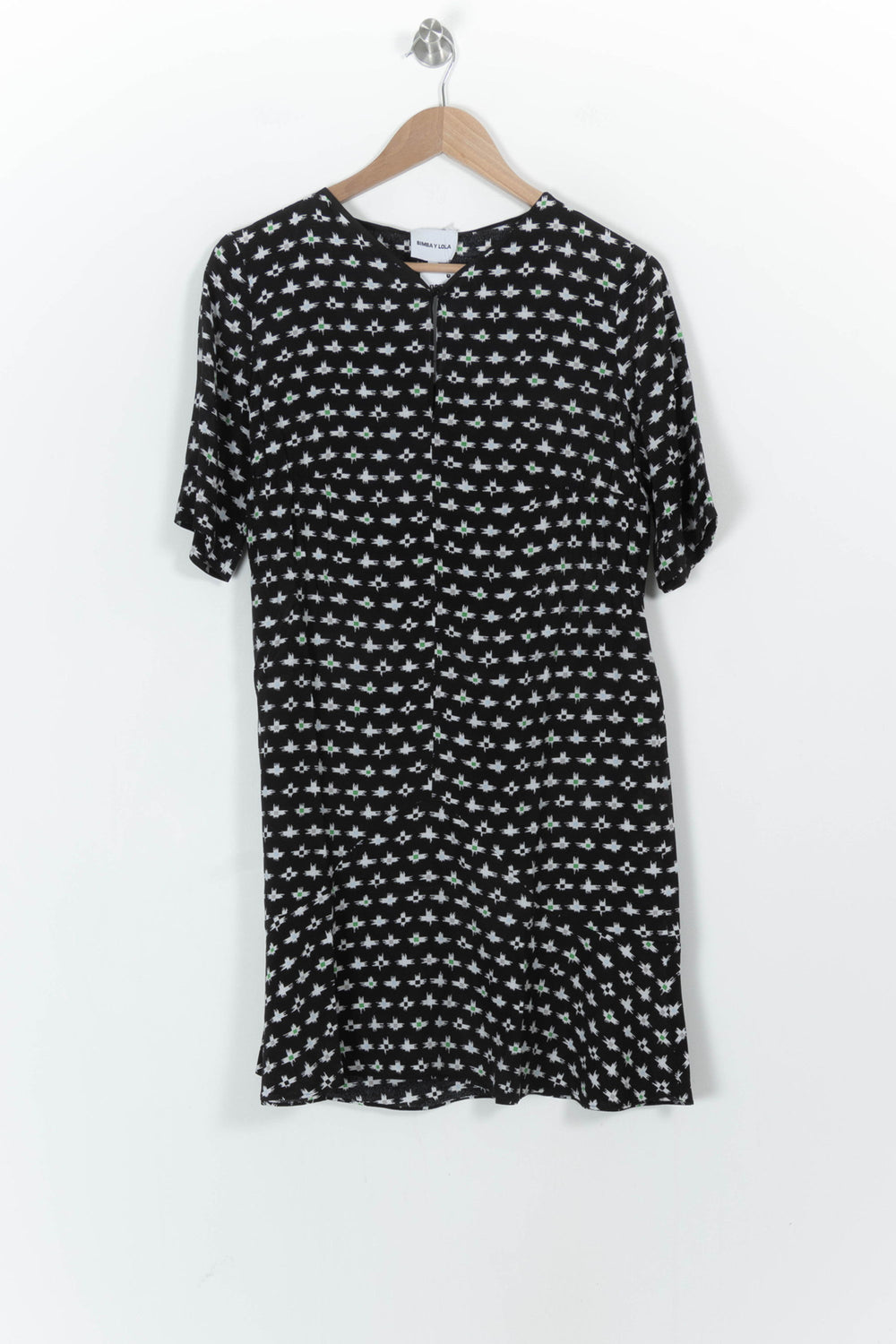 Robe Courte Noire et Blanche - Taille M/38 de la marque Bimba y Lola | PARAD104529 - Vendu par Paradigme - Image 2