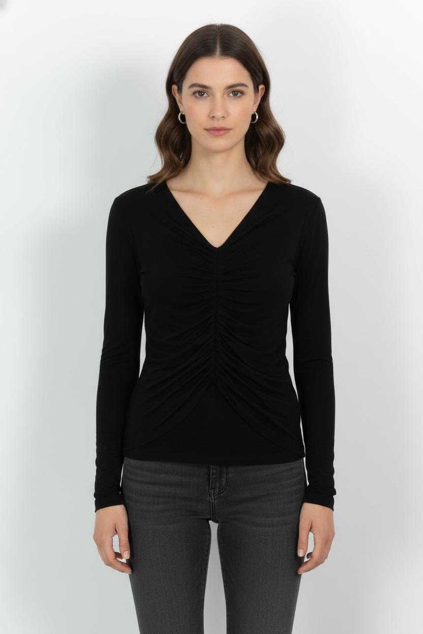 Blouse Noire - Taille M/38 de la marque Comptoir des Cotonniers | PARAD104532 - Vendu par Paradigme - Image 1