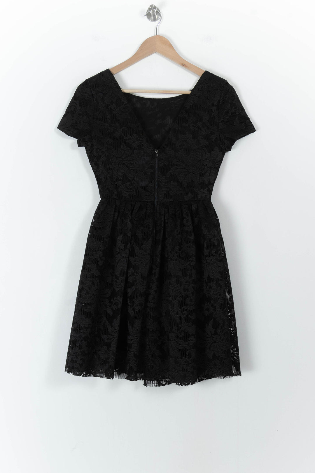 Robe Dentelle Noire - Taille S/36 de la marque Maje | PARAD104534 - Vendu par Paradigme - Image 4
