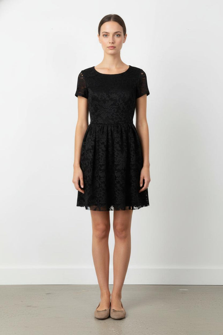 Robe Dentelle Noire - Taille S/36 de la marque Maje | PARAD104534 - Vendu par Paradigme - Image 1