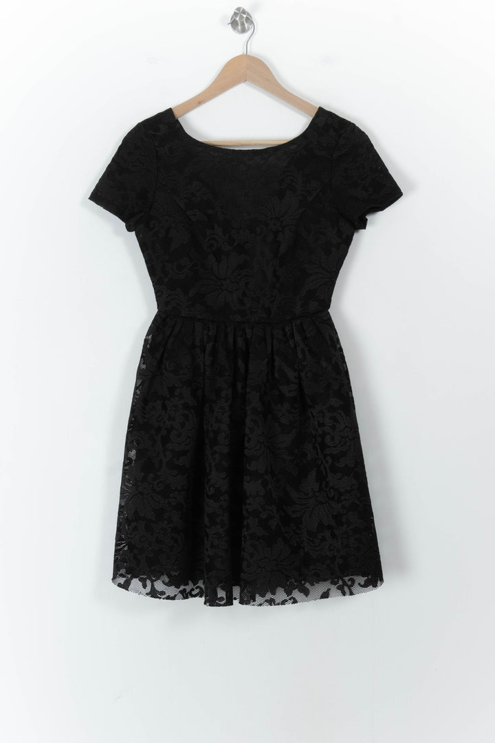 Robe Dentelle Noire - Taille S/36 de la marque Maje | PARAD104534 - Vendu par Paradigme - Image 2