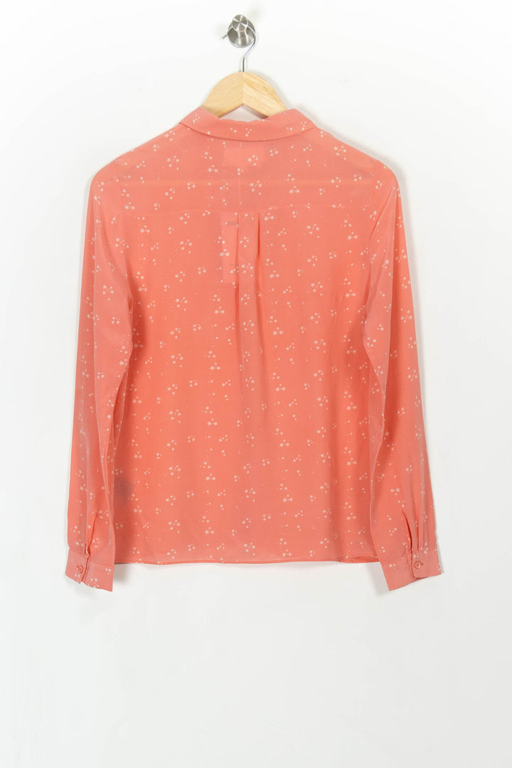 Chemise Rose à Motifs Blancs - Taille M/38 de la marque Sud express | PARAD104536 - Vendu par Paradigme - Image 4