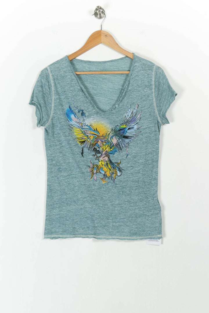 Tee-shirt Vert - Taille S/36 de la marque Zadig&Voltaire | PARAD104548 - Vendu par Paradigme - Image 2